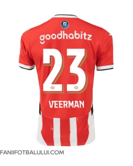 PSV Eindhoven Joey Veerman #23 Tricou Fotbal Replică 2024-25 Barbati Acasa